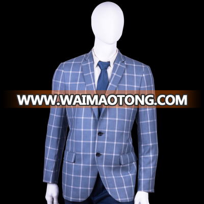 2018 Slim Fit Made Custom Men's Handsome Formal Suit Factory 100% Wool Two Buttons